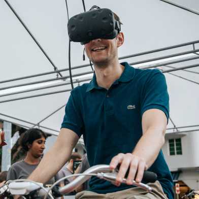 VR in research on cycling infrastructure