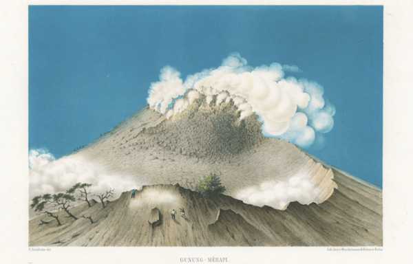 Enlarged view: Franz Junghuhn: Gunung Merapi