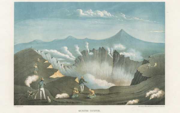Enlarged view: Franz Junghuhn: Gunung Guntur